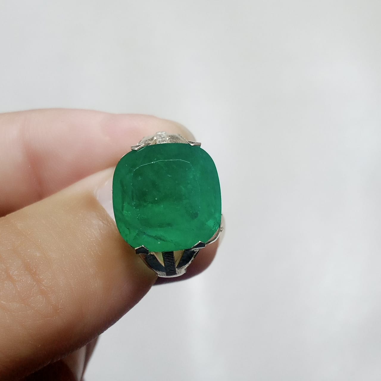 Emerald Ring | Step Cut Zamrud