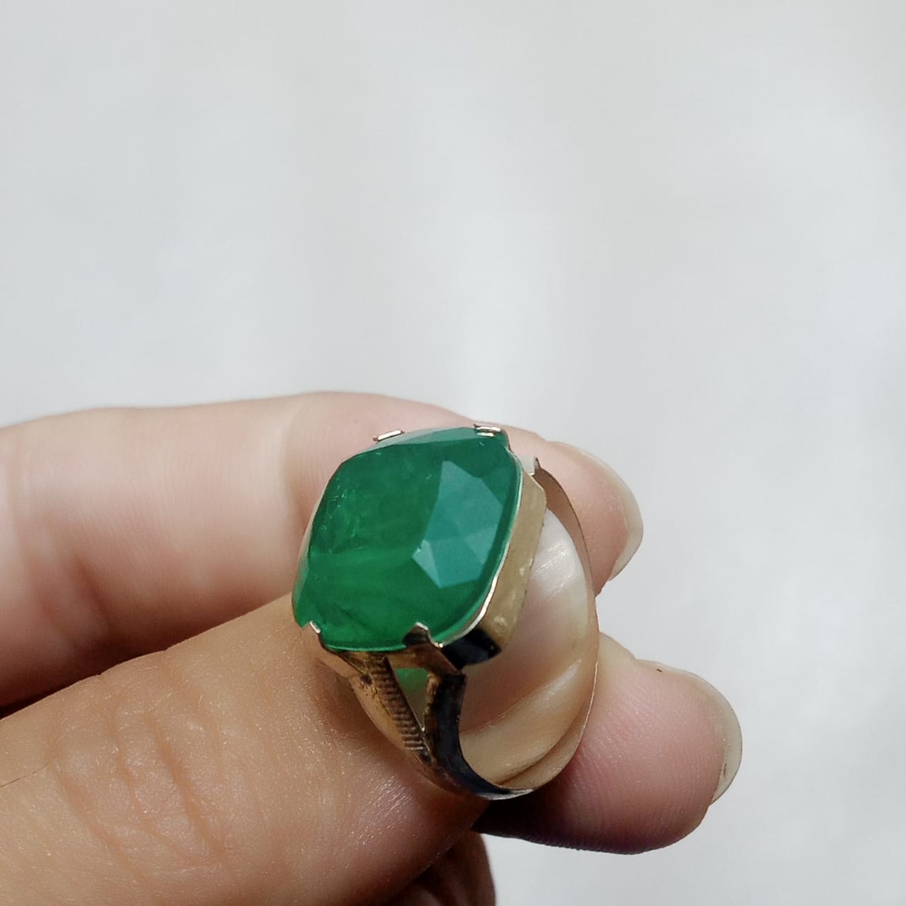 Emerald Ring | Step Cut Zamrud