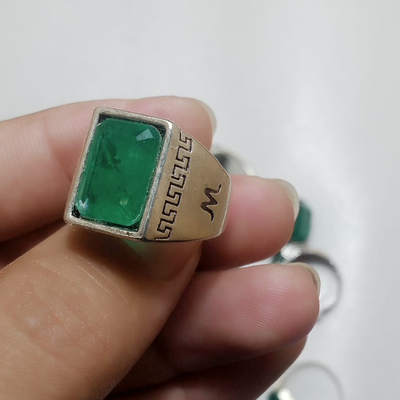 Emerald Ring | Step Cut Zamrud