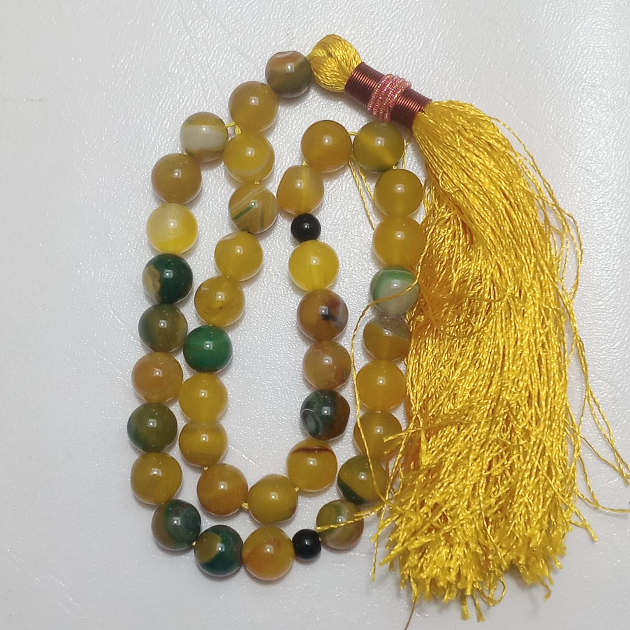 Pukhraj Tasbeeh with Free Gift Box | 33 Beads | 10 mm
