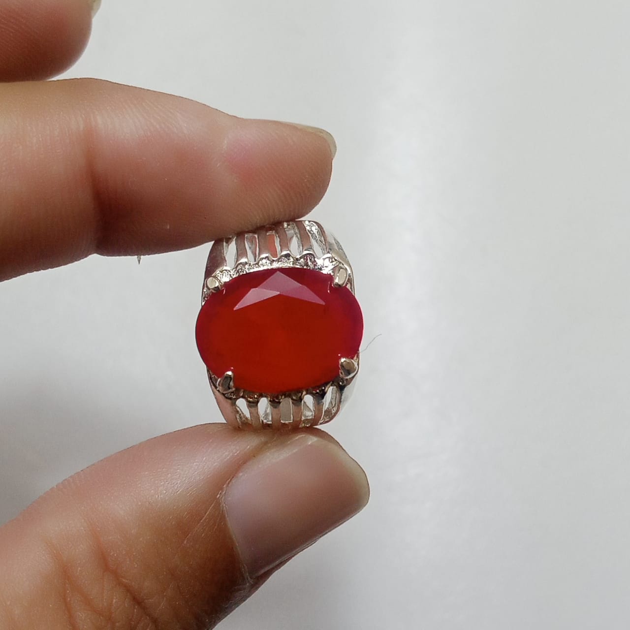 8 Carat Yaqoot Ring | Step Cut Ruby | Turkish Style Ring