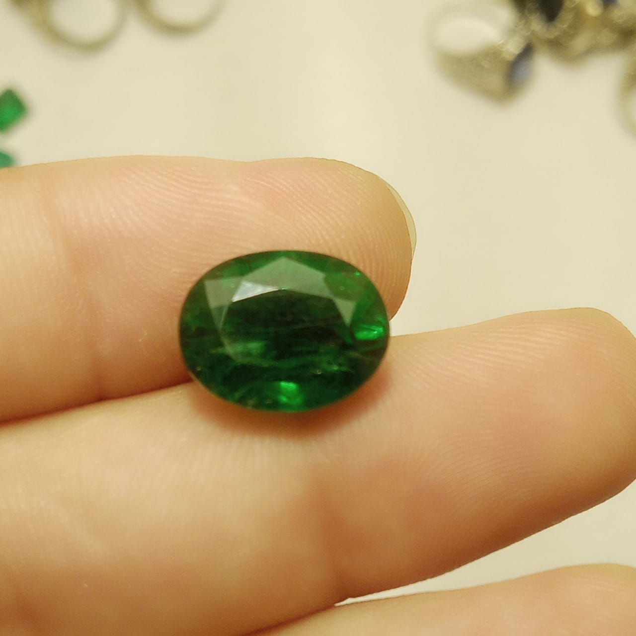 8.1 Carat Swati Emerald | Step Cut Zamrud