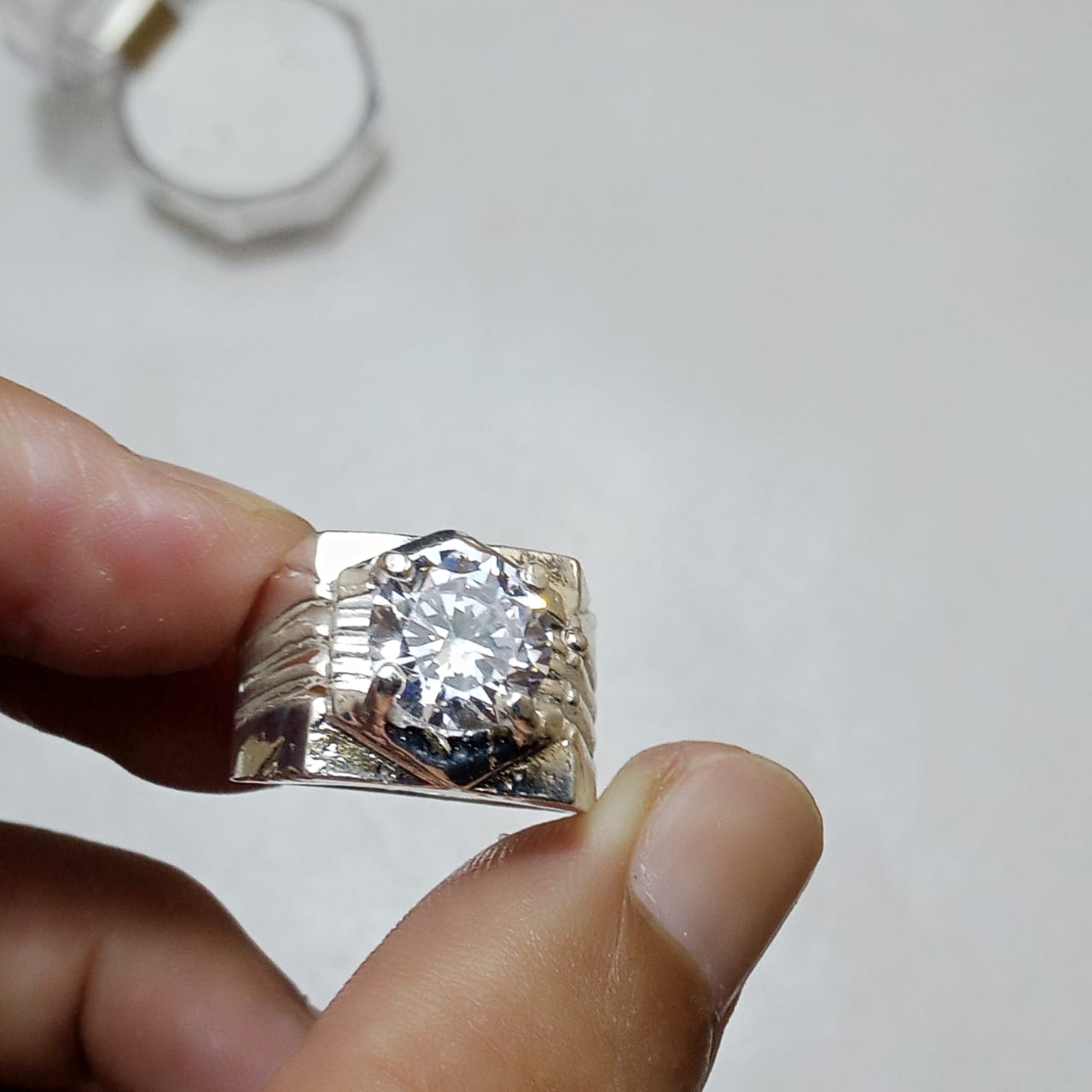 Moissanite Diamond Ring | Step Cut | CODE M02