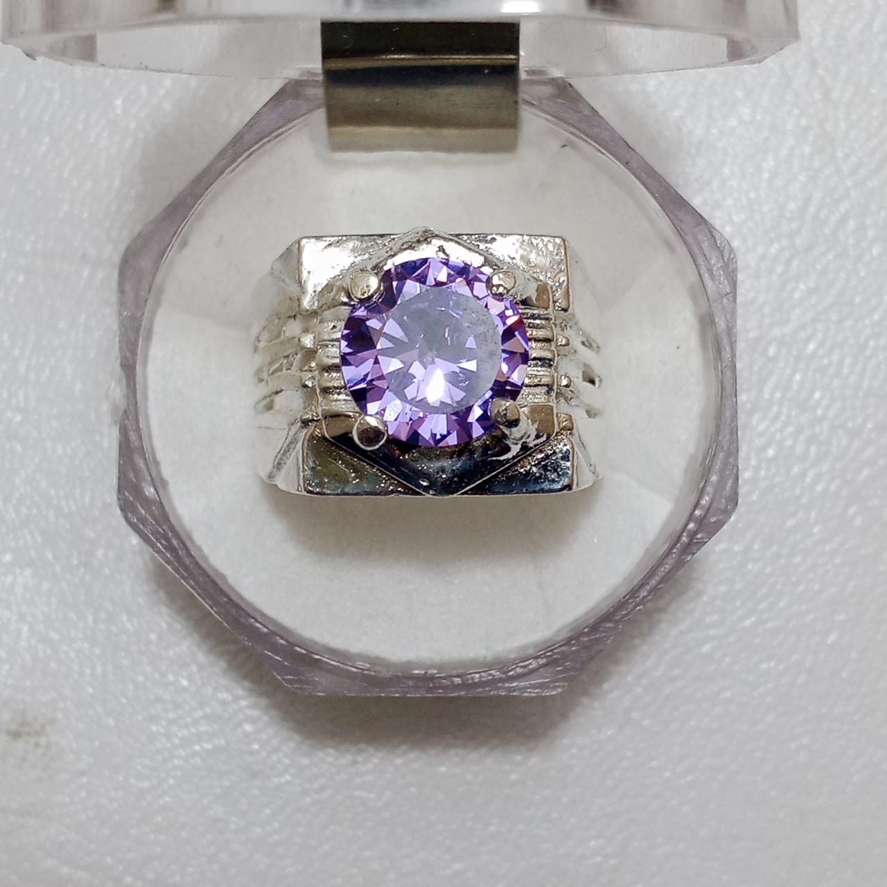 Neelam Ring | Diamond Shape Step Cut | CODE N-32