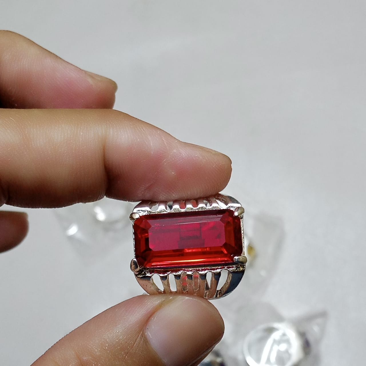 10 carat Emerald Ring | Step Cut Zamrud | Italian Style Ring