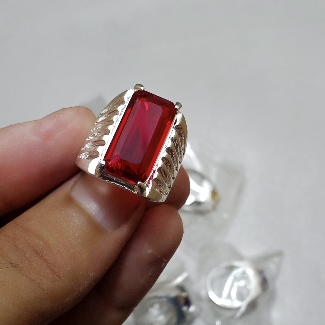 10 carat Emerald Ring | Step Cut Zamrud | Italian Style Ring