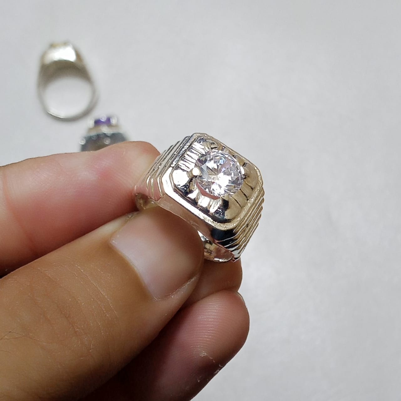 Moissanite Diamond Ring | Step Cut | CODE M03