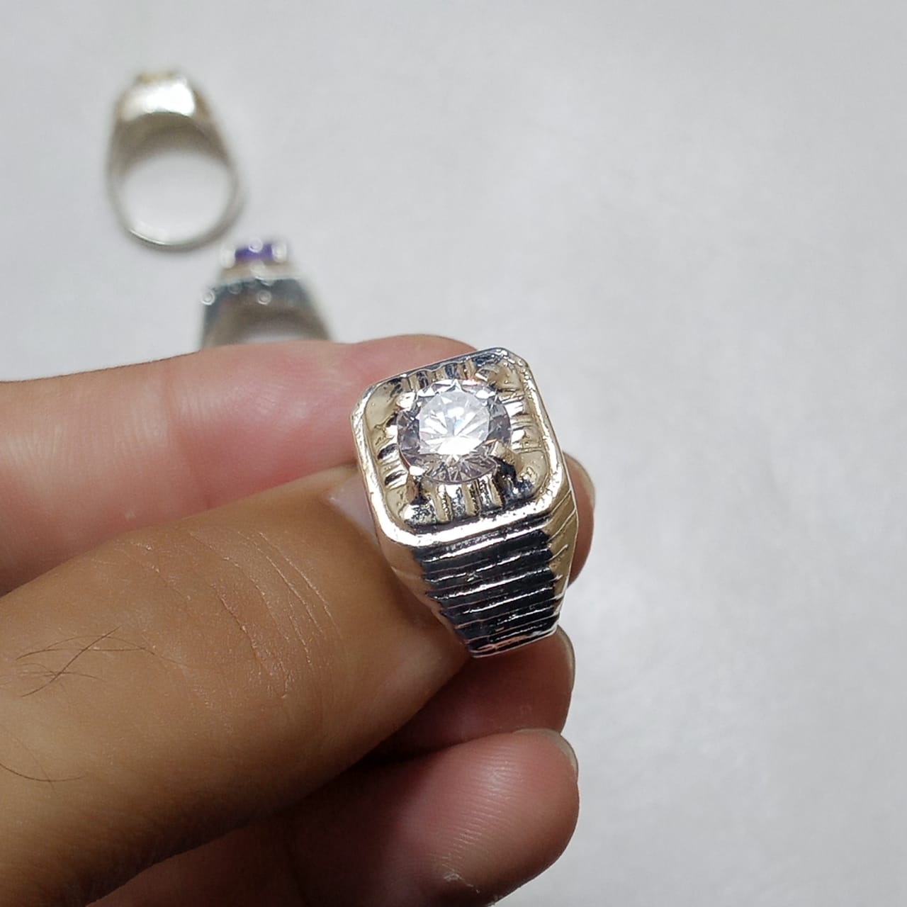 Moissanite Diamond Ring | Step Cut | CODE M03