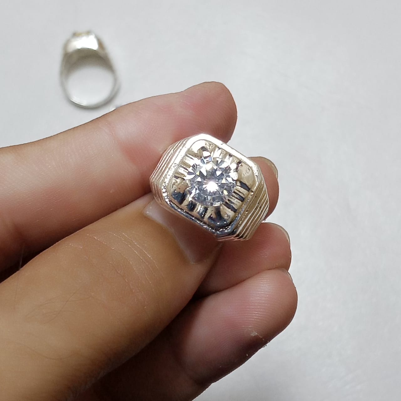 Moissanite Diamond Ring | Step Cut | CODE M03