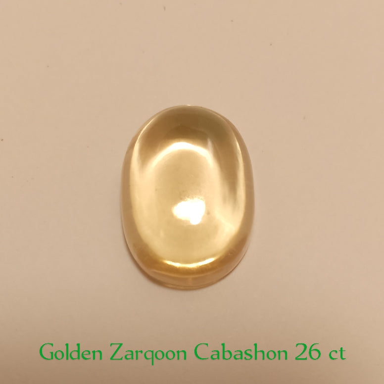 Golden Zircon | Cabochon Cutting