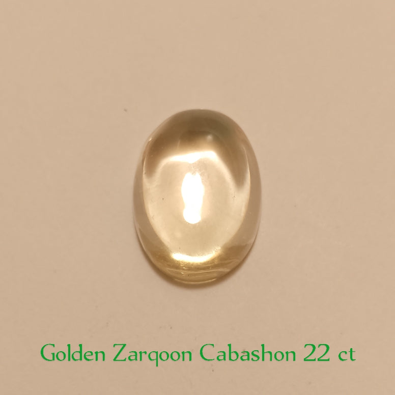 Golden Zircon | Cabochon Cutting