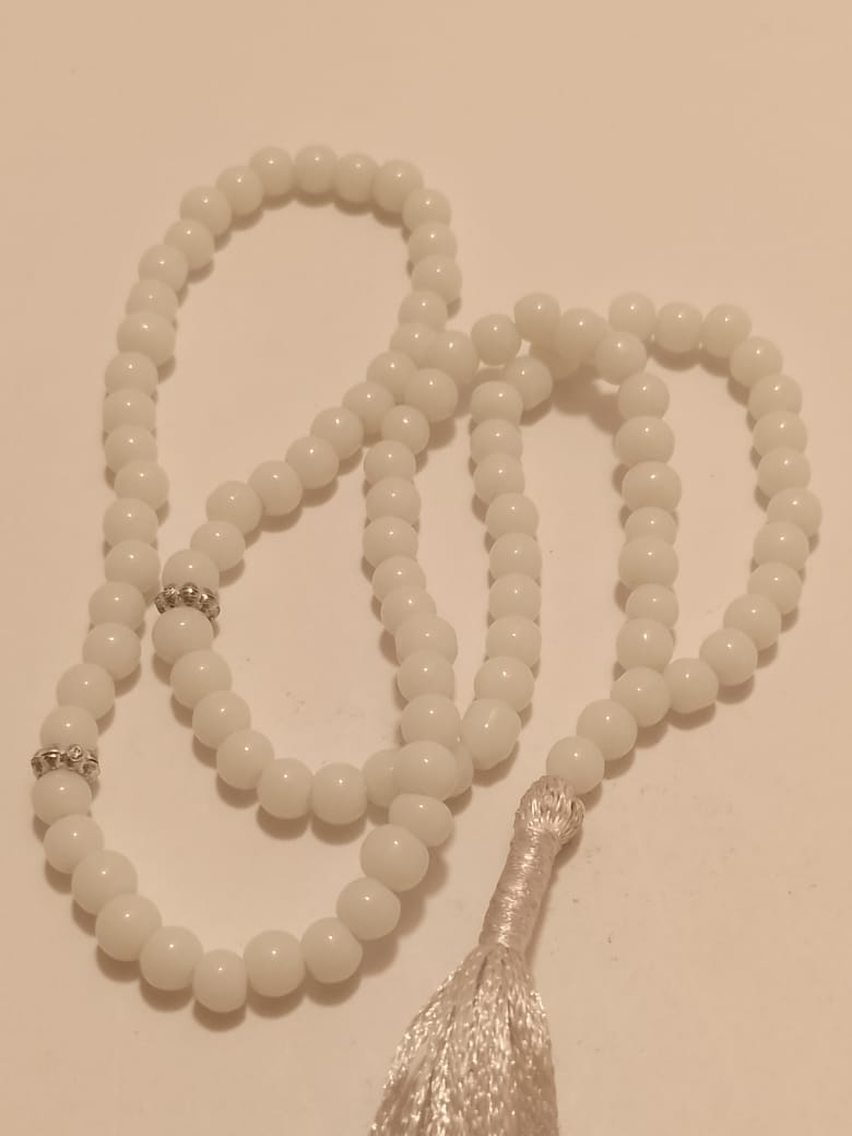 Pearl Moothi Tasbeeh | 100 Beads | 5mm