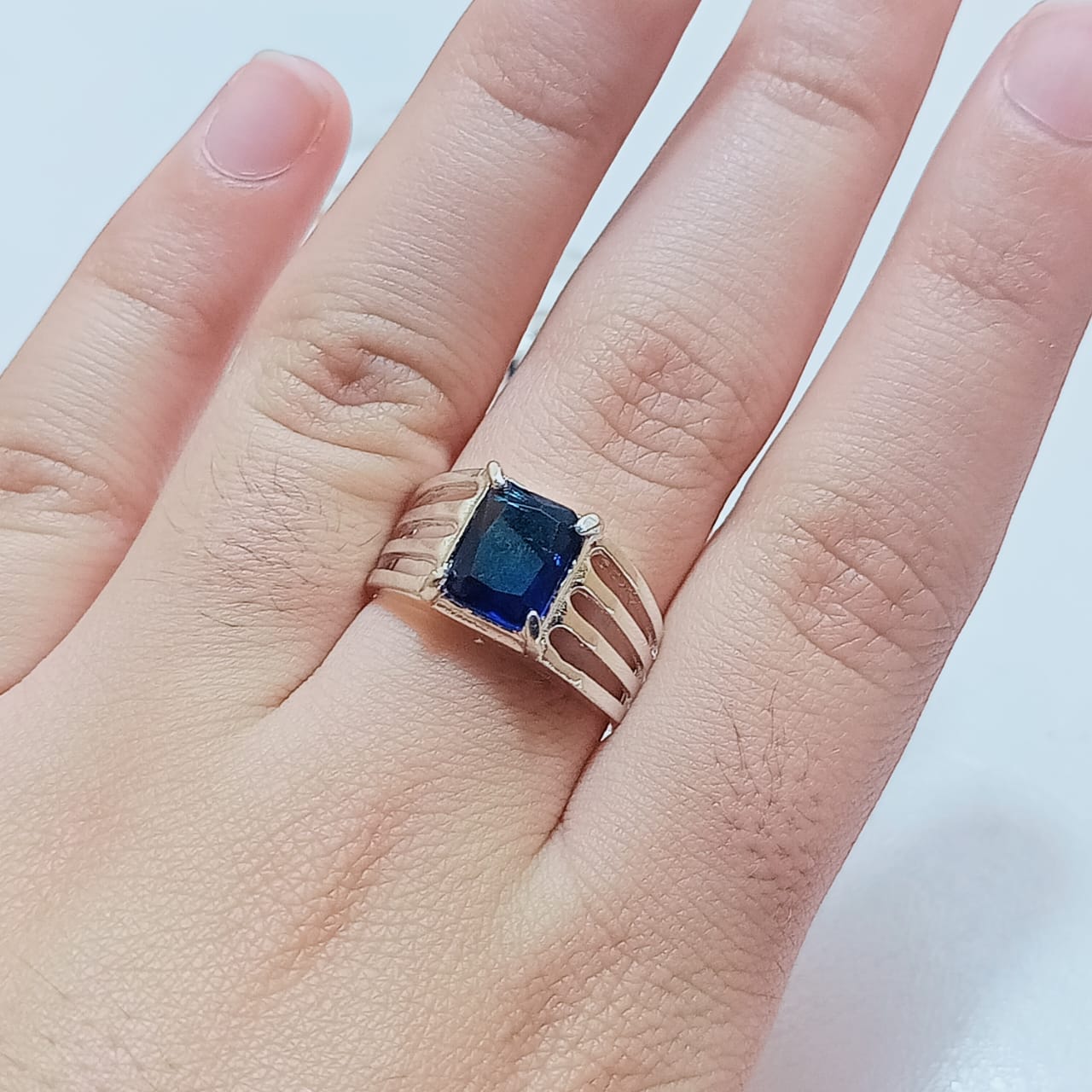 Neelam Female Ring | Step Cut | CODE N-22