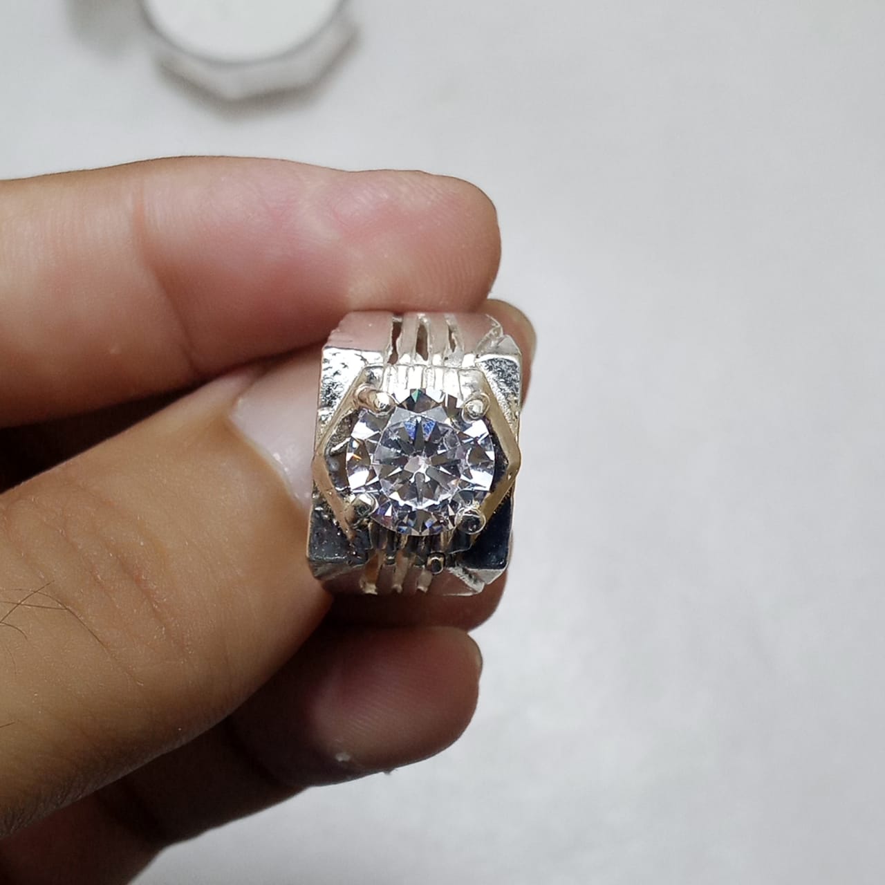 Moissanite Diamond Ring | Step Cut | CODE M02