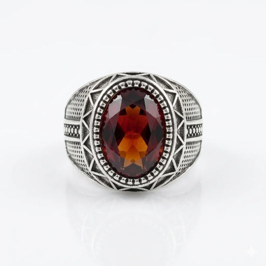 8 Carat Yaqoot Ring | Step Cut Ruby | Turkish Style Ring