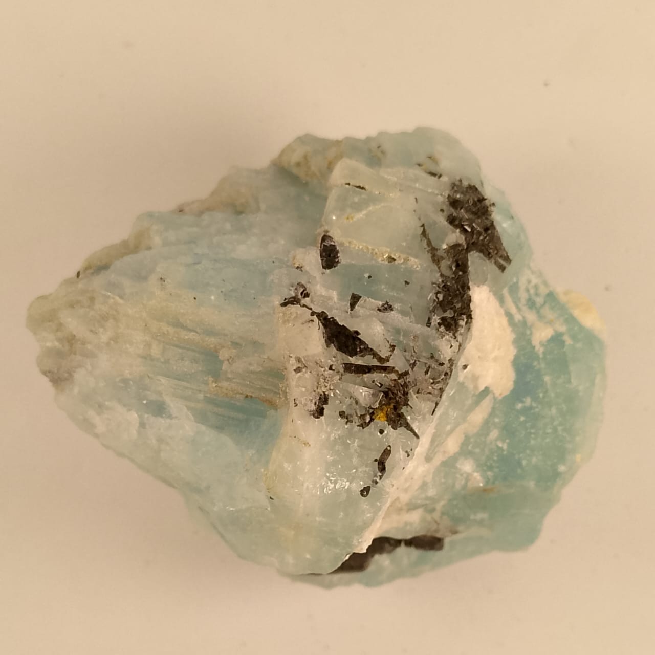 Afghan Aquamarine with Schorl Inclusions Specimen | 1200 Carats | Rs 60 per ct