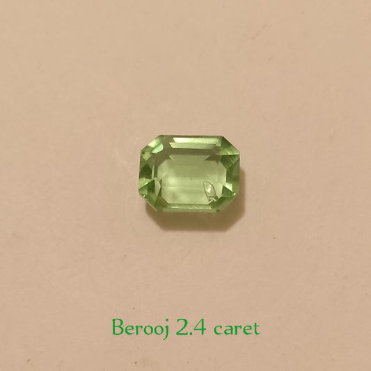 Berooj (tourmaline) | Oval Step Cutting