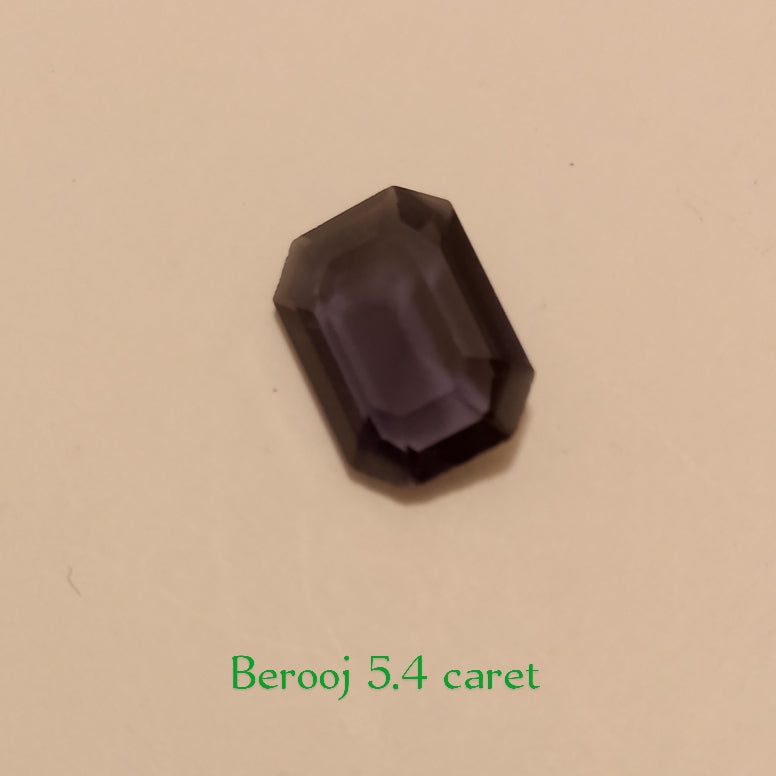 Berooj (tourmaline) | Oval Step Cutting