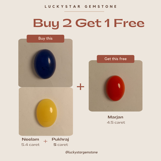 BUY 2 Get 1 Free Lucky Gemstones