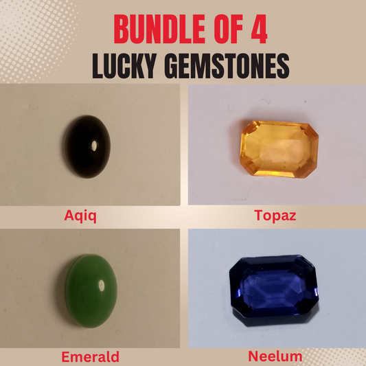 Bundle Offer | Buy 4 Lucky Gemstone at reasonable price