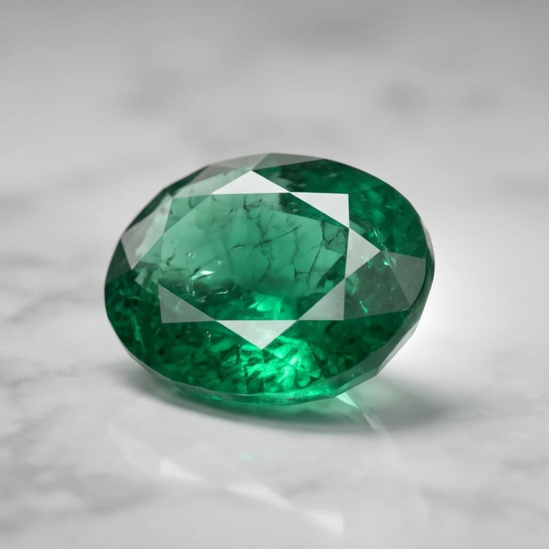 Zamrud | Step Cutting | Vitreous Dark Green color