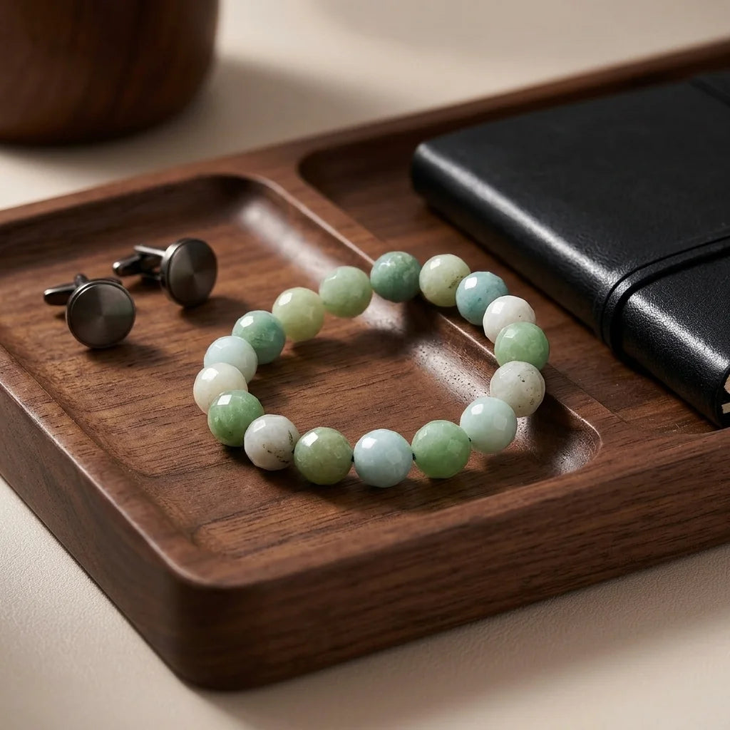 Aventurine Stone Bracelet 12mm | Natural Gemstone, Elegant Everyday Style