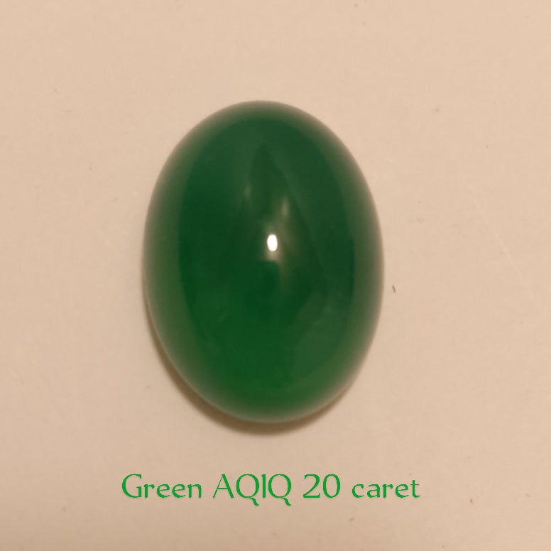 Green Aqeeq  | Cabochon Cutting