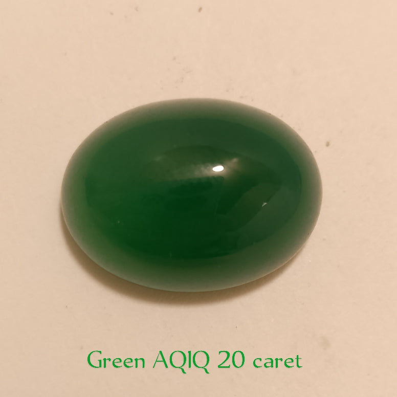 Green Aqeeq  | Cabochon Cutting
