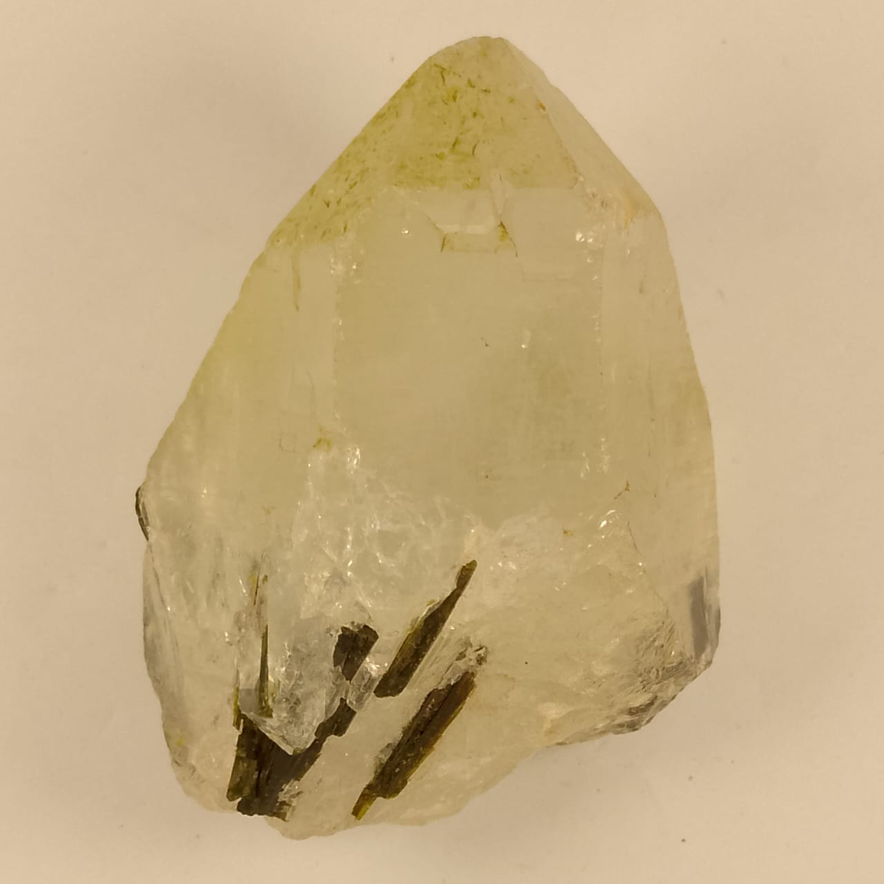 Green Tourmalinated Quartz Specimen | 237g