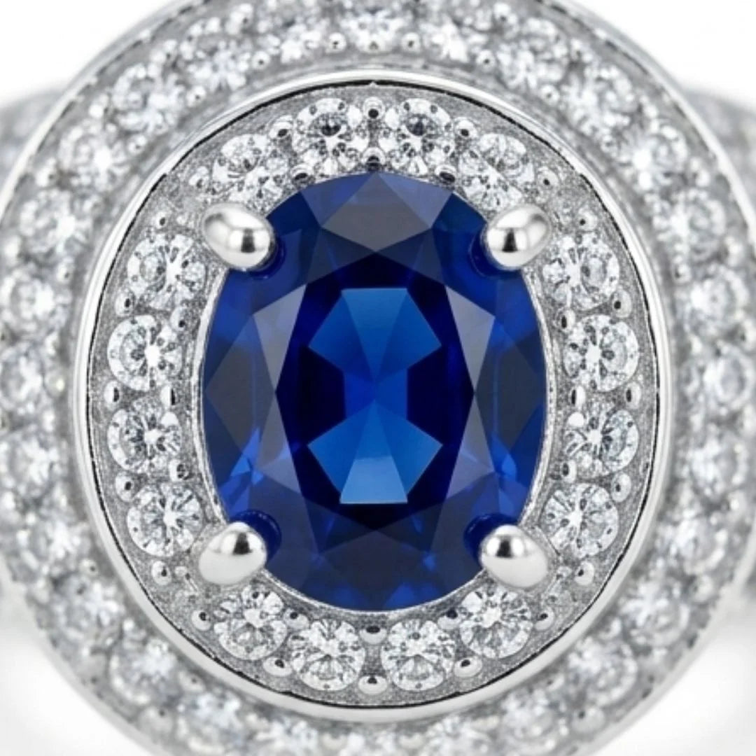 Neelam Ring | Female Ring | Step Cut | CODE N-46