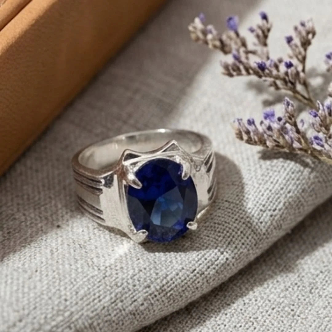 Neelam Ring | Turkish Design | Step Cut | CODE N-44