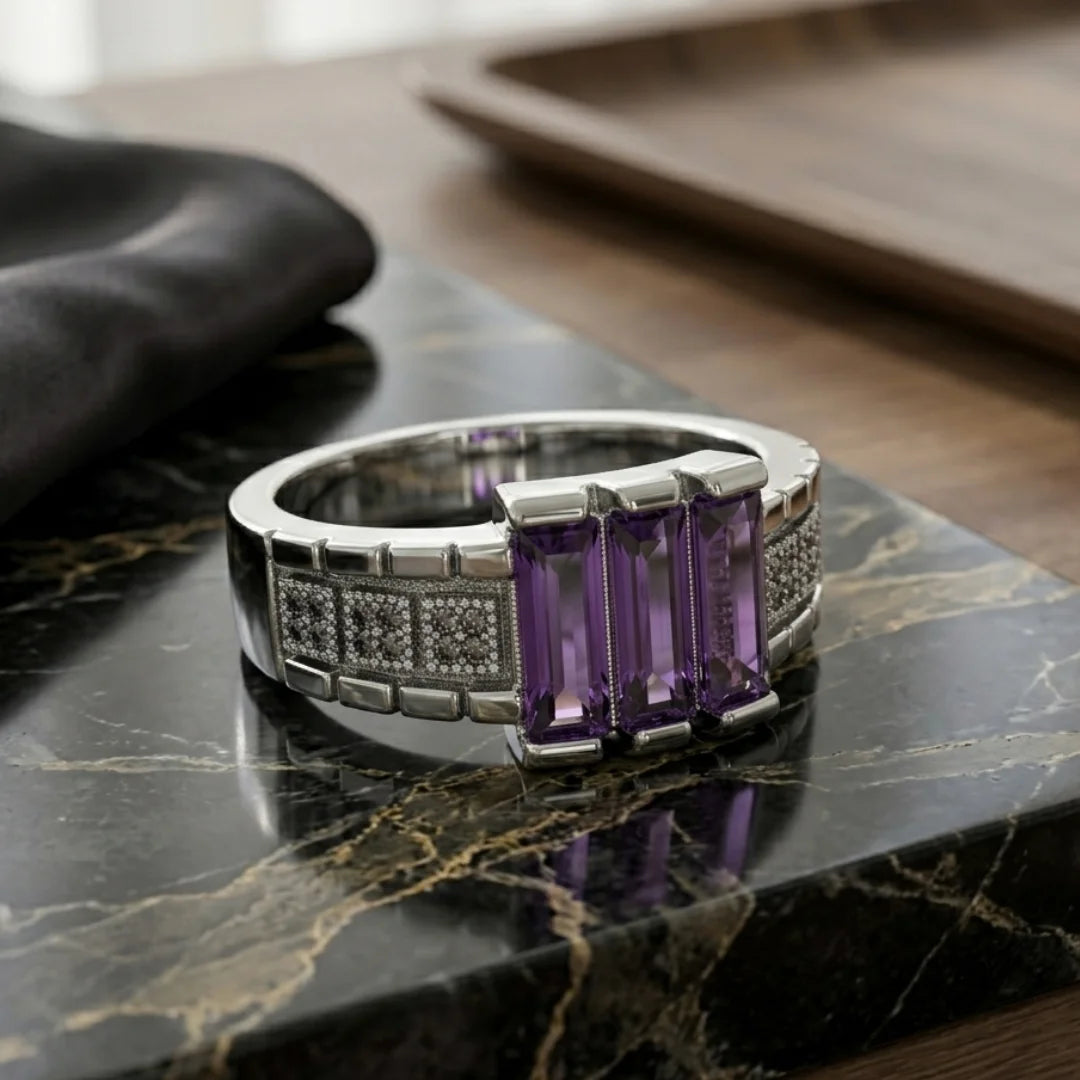 Neelam Ring | Step Cut | CODE N-39