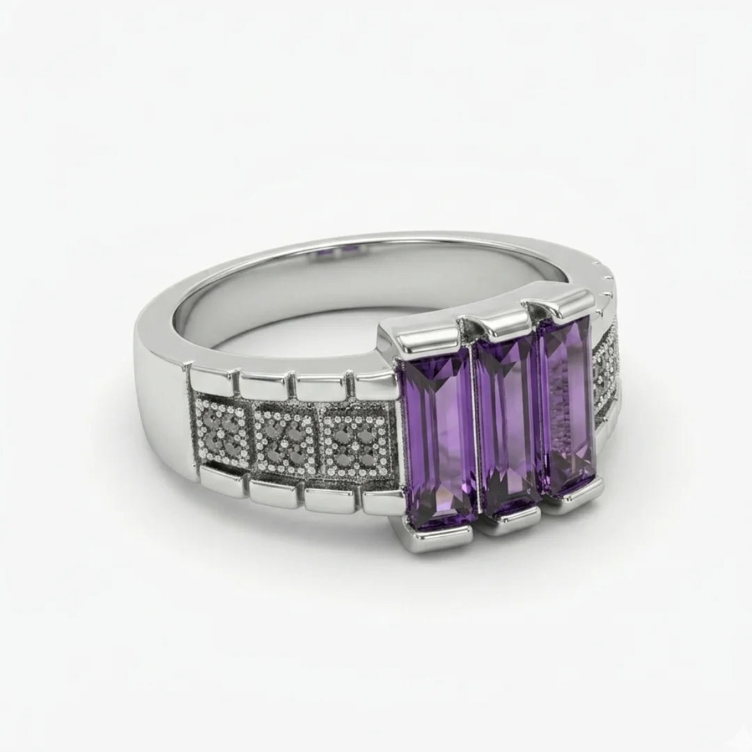 Neelam Ring | Step Cut | CODE N-39