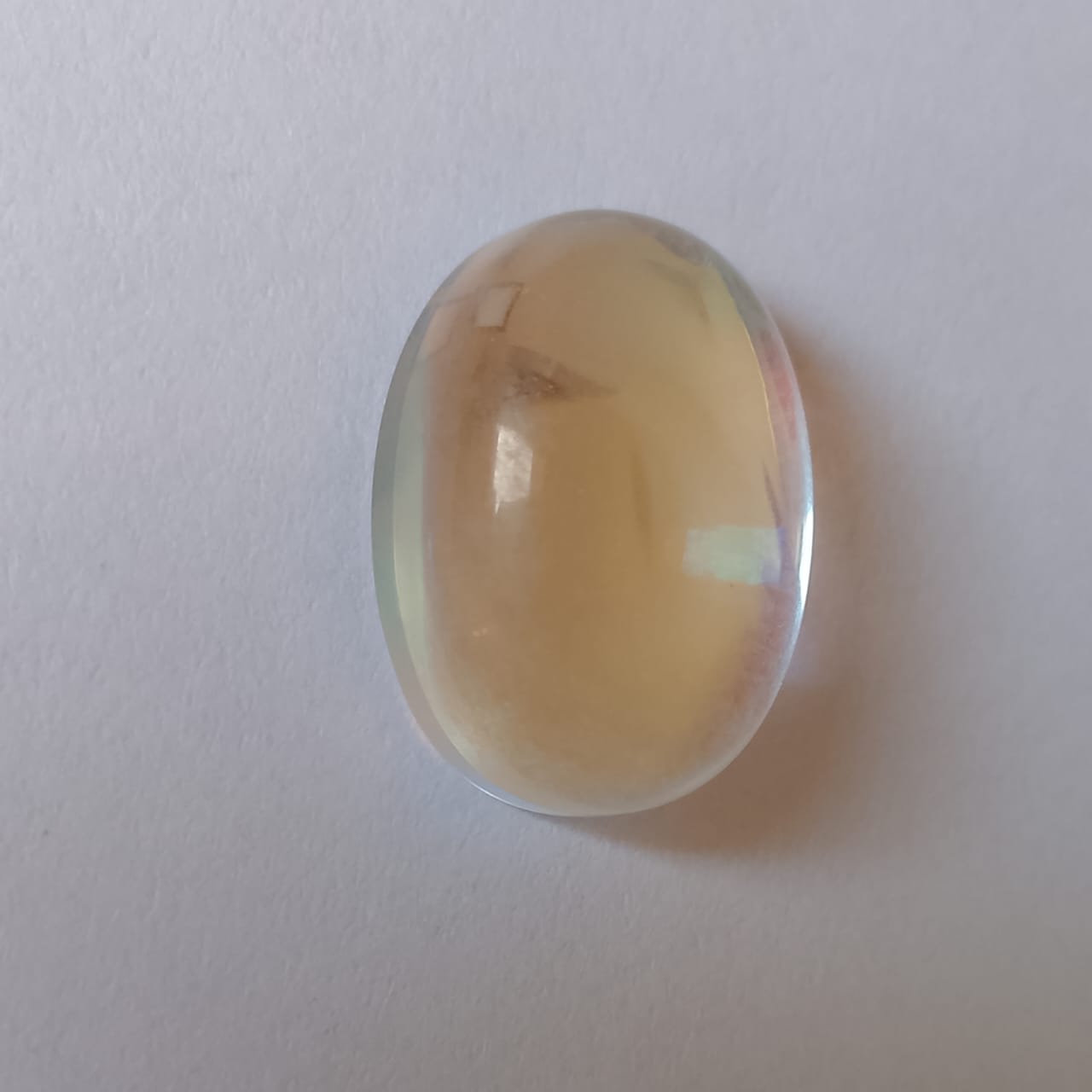 Water Opal (Moothi) Gemstone | White Bluish Opal