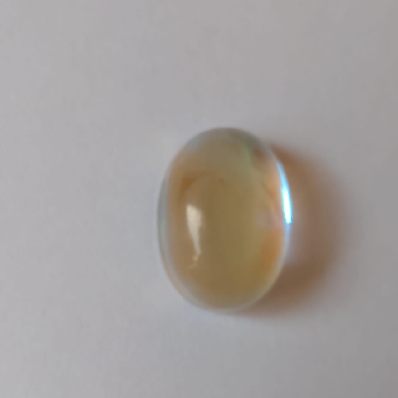 Water Opal (Moothi) Gemstone | White Bluish Opal