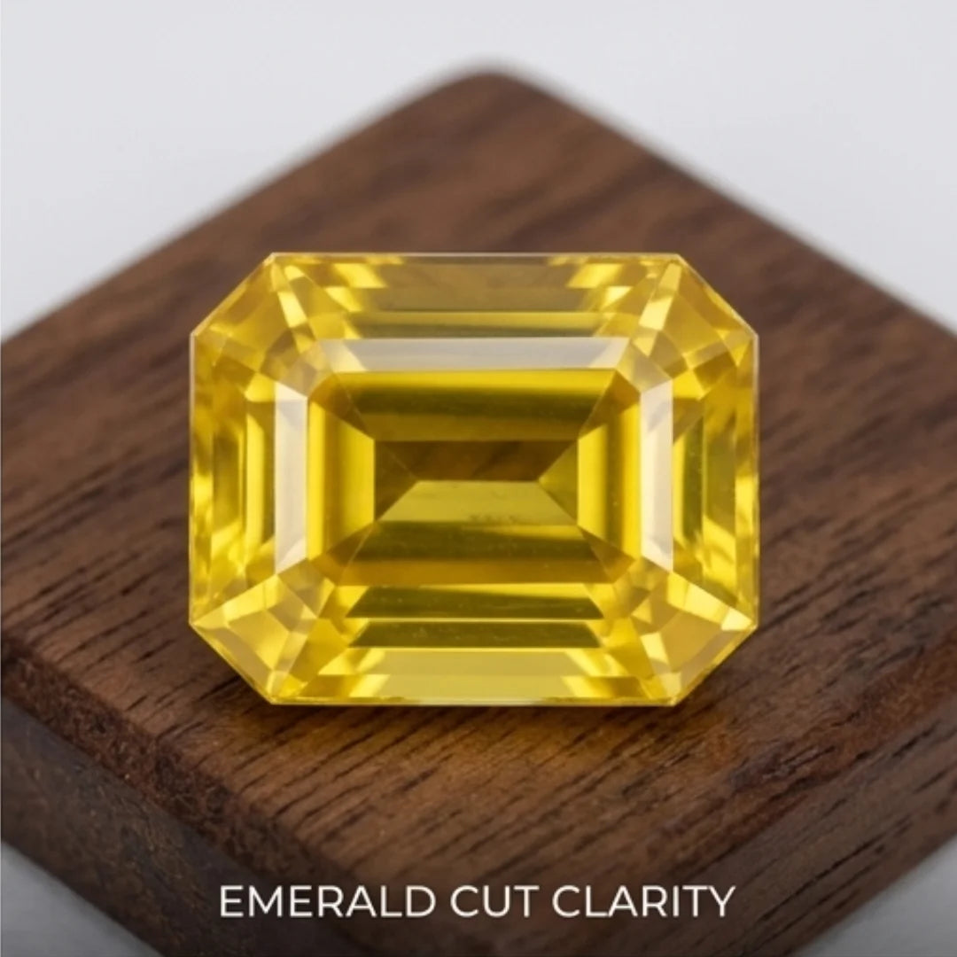 Pukhraj | Yellow Sapphire | Step Cut