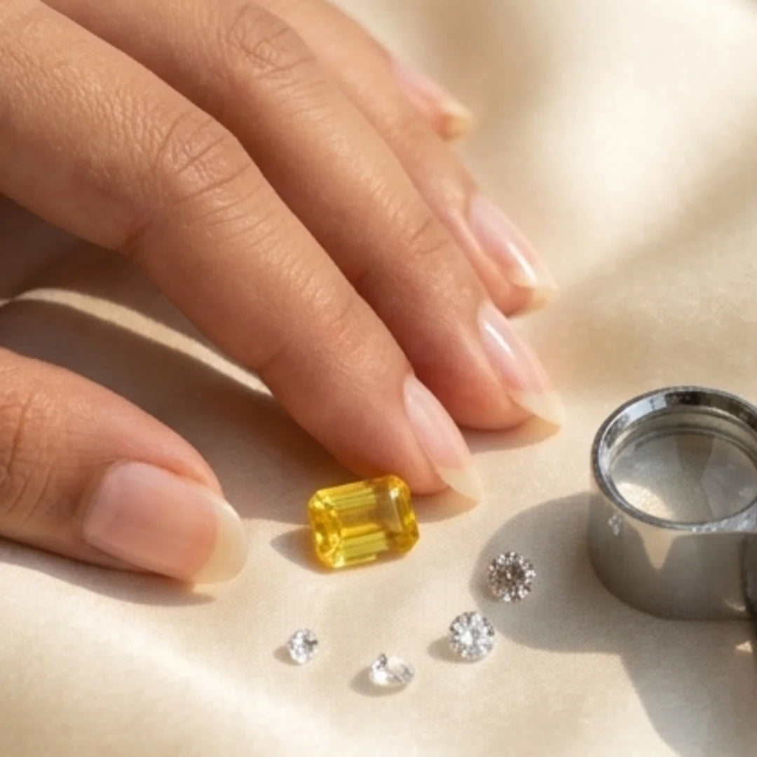 Pukhraj | Yellow Sapphire | Step Cut