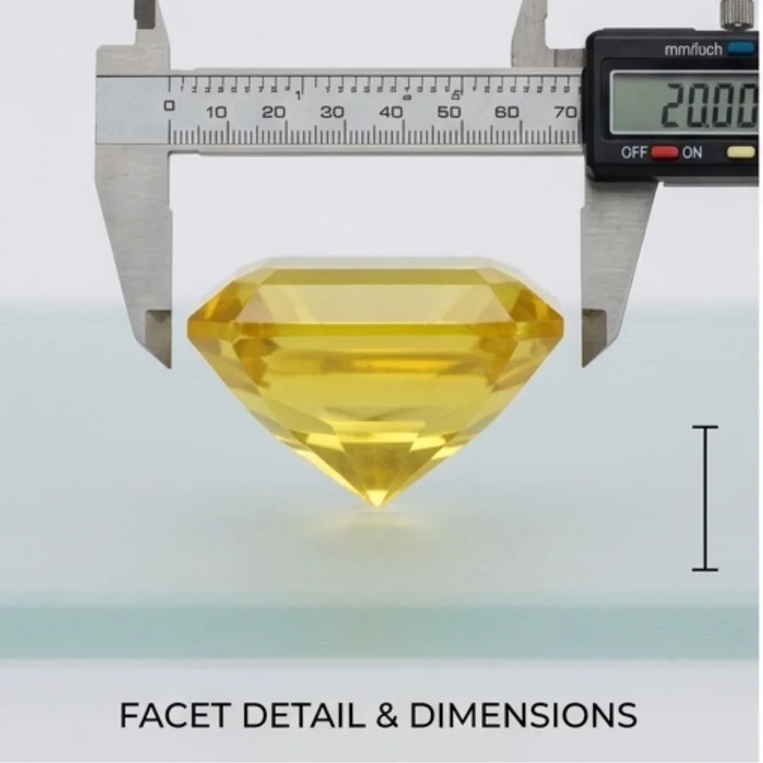 Pukhraj | Yellow Sapphire | Step Cut