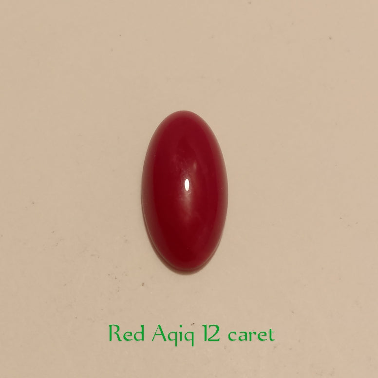 Yemeni Red Aqeeq | Oval shape Cabachon