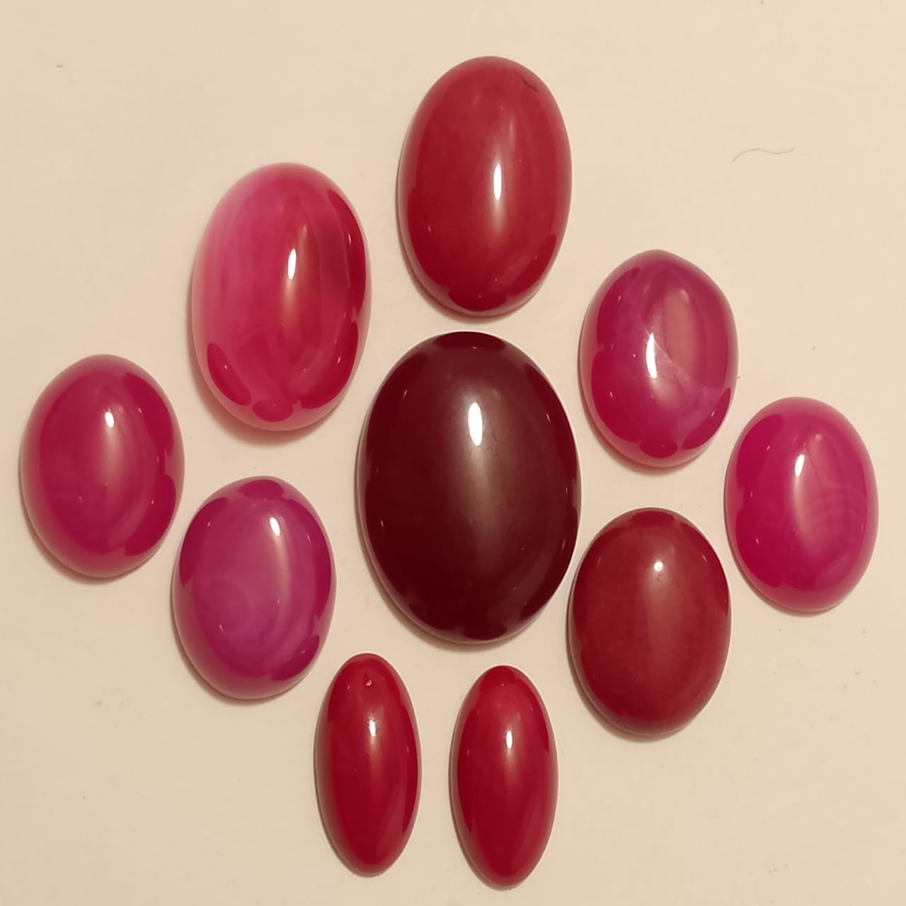 Yemeni Red Aqeeq | Oval shape Cabachon