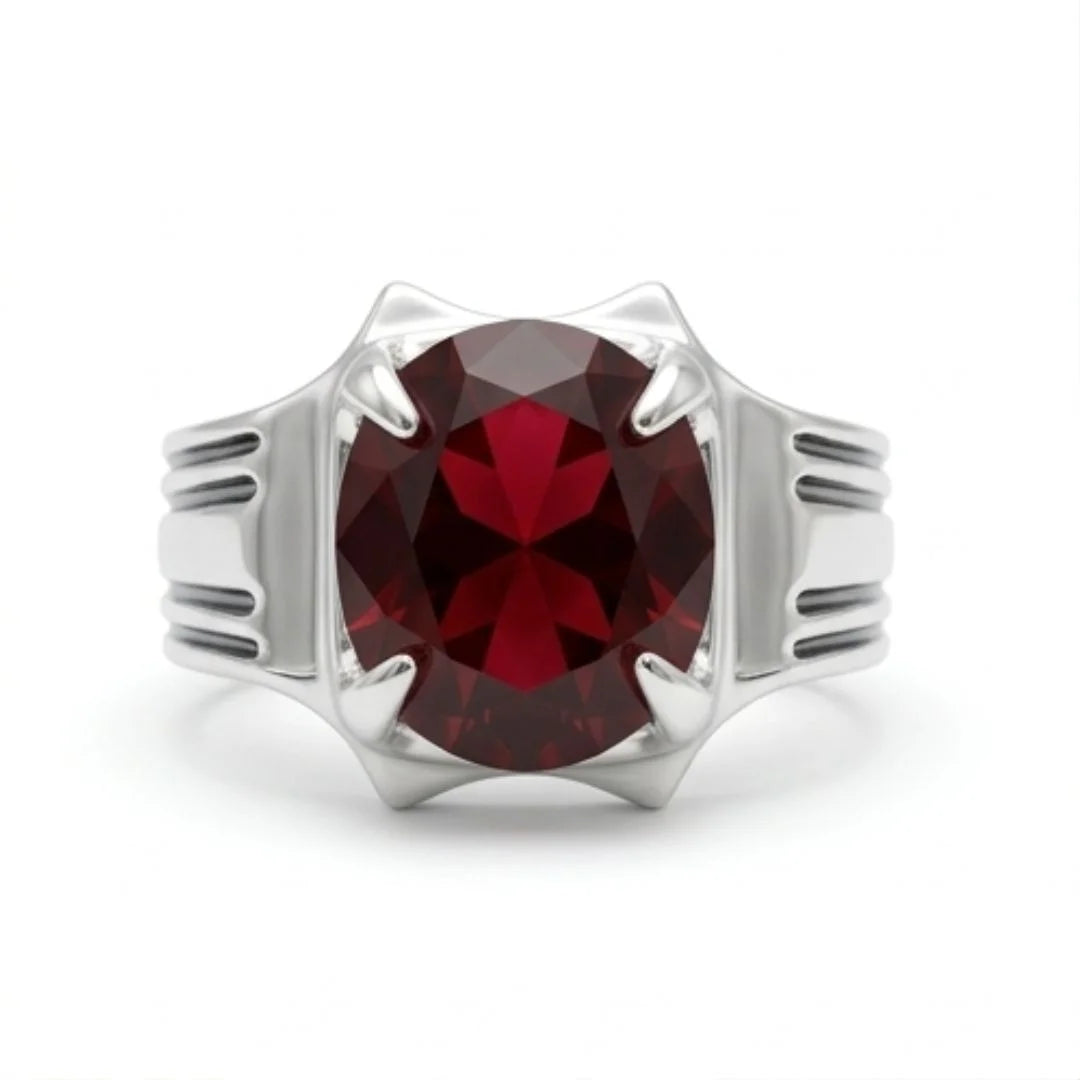 Ruby Ring | Step Cut | Italian Style