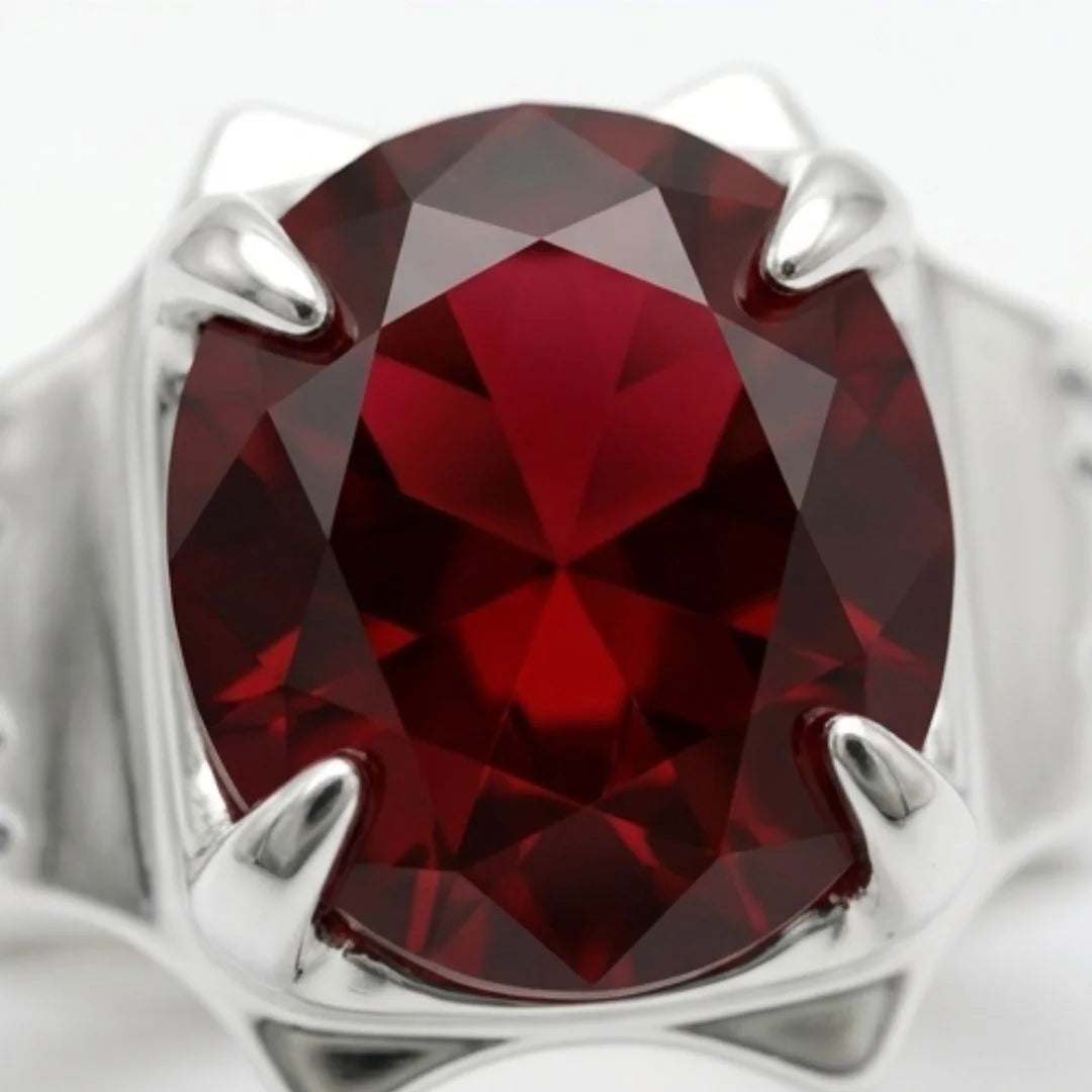 Ruby Ring | Step Cut | Italian Style