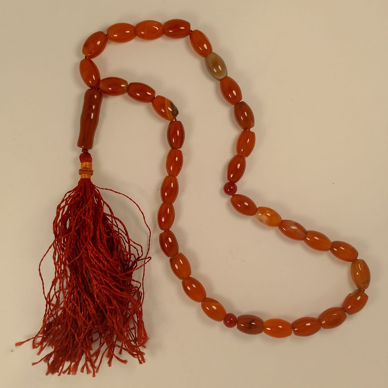 Gemstone Sulaimani Aqiq Tasbeeh | 35 Beads