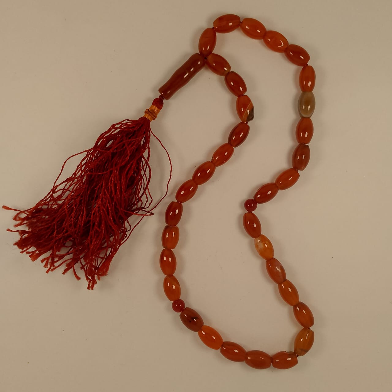 Gemstone Sulaimani Aqiq Tasbeeh | 35 Beads