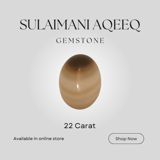 Sulaimani Aqeeq | Cabochon Cutting | 16-55 Carats