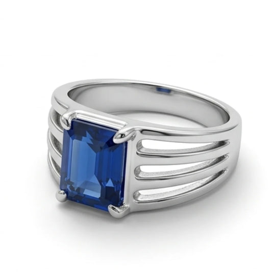 Neelam Ring | Step Cut | CODE N-37