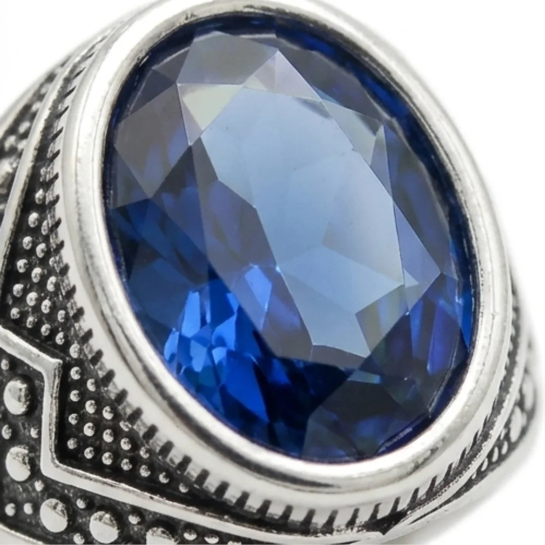 Neelam Ring | Step Cut | Turkish Style Ring