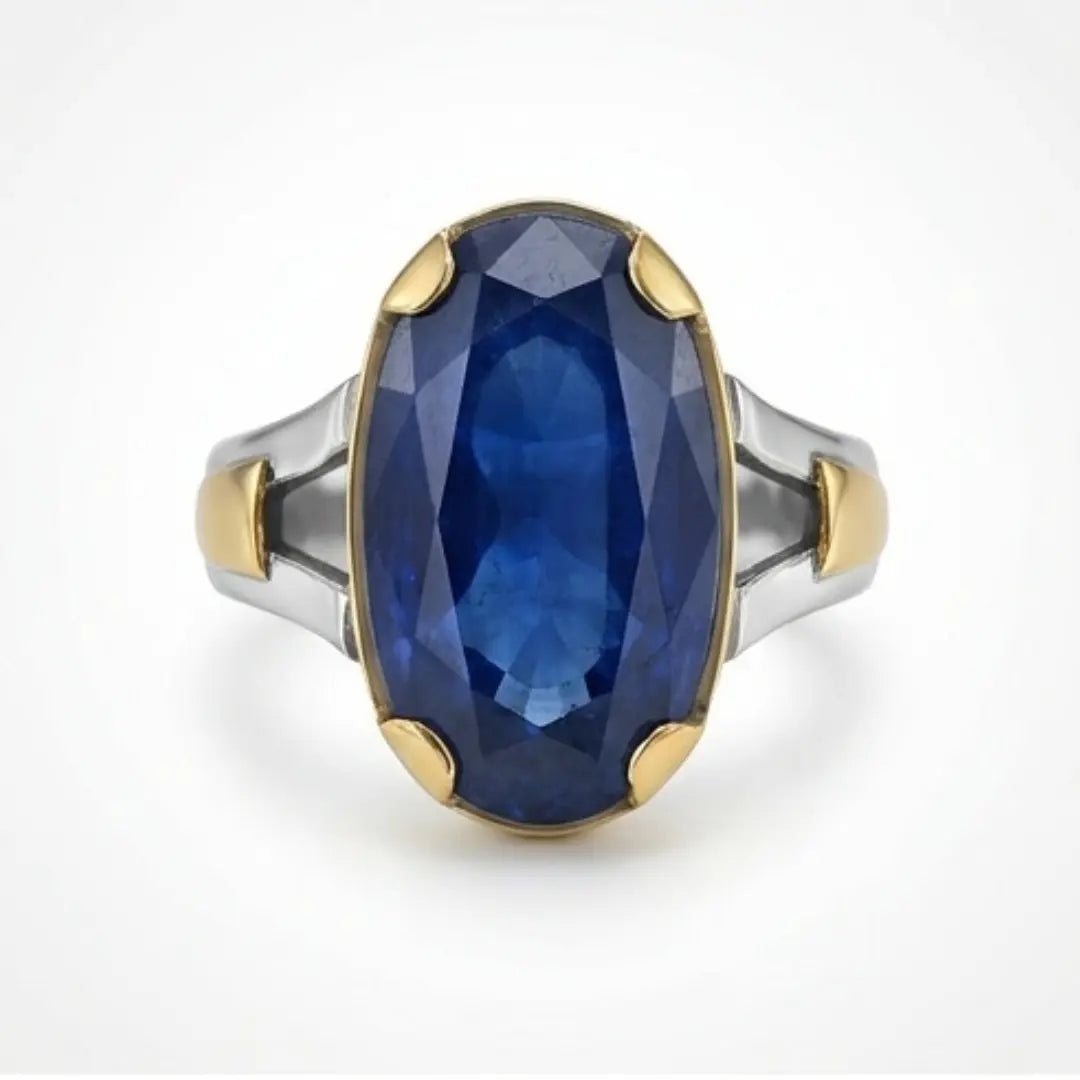 Neelam Ring | Step Cut | Italian Style Ring