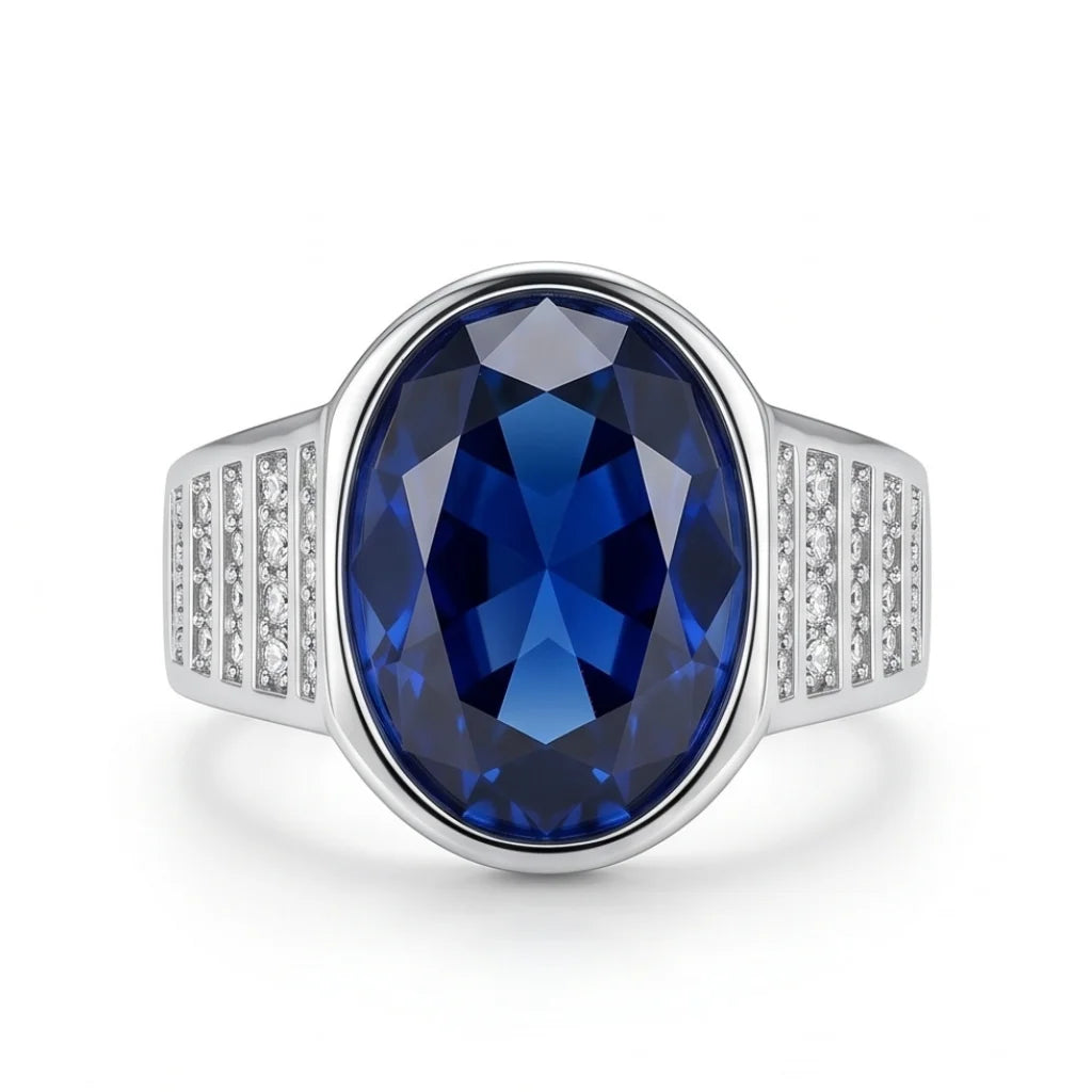 Neelam Ring | Turkish Design | Step Cut | CODE N-52