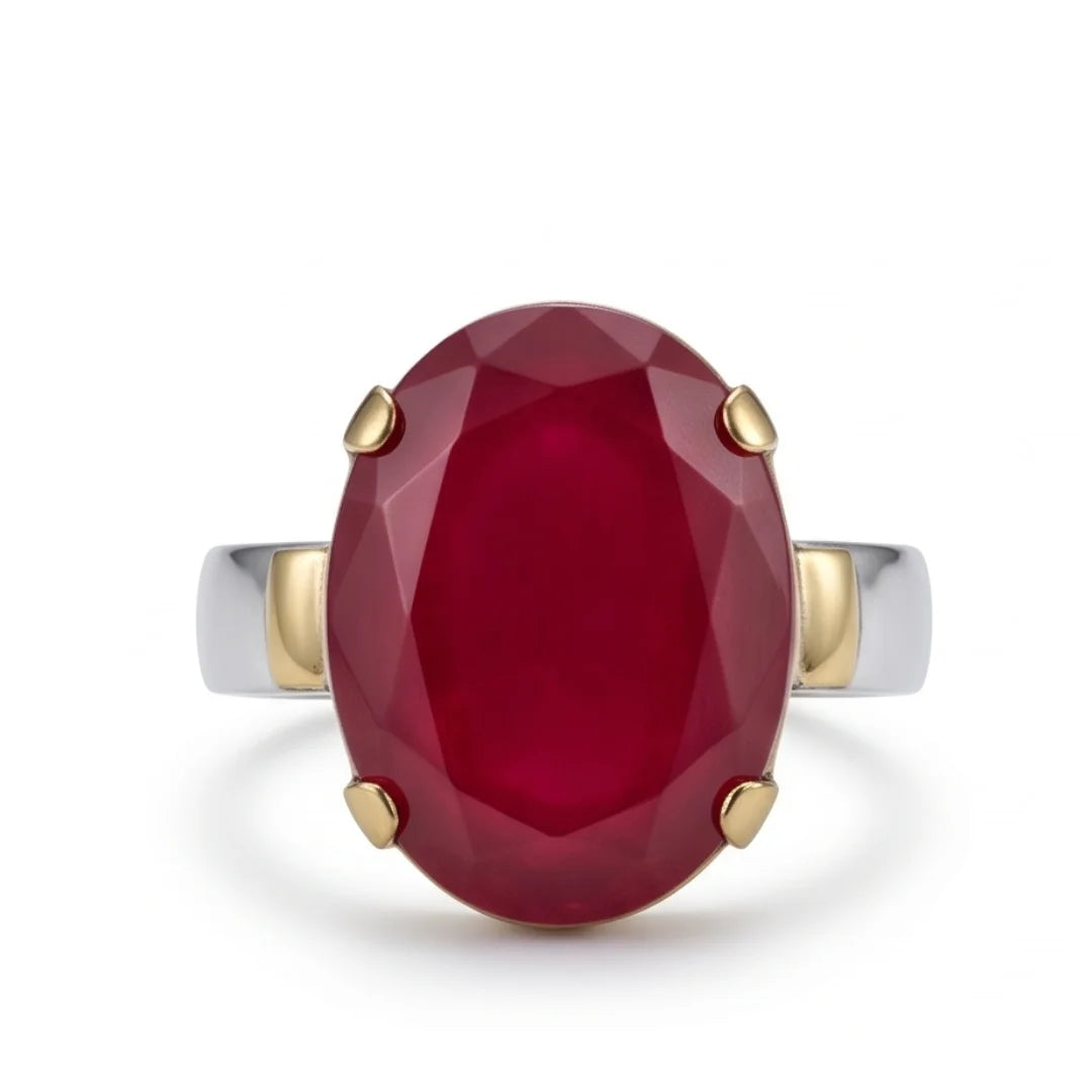 Yaqoot Ring | Step Cut Ruby | CODE R-24
